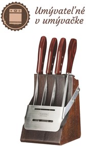 Set kuchynských nožov Tramontina Polywood 5ks - červený
