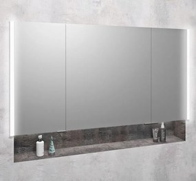 Sapho Sapho, INTEGRA zápustná galérka s LED osvetlením, 125x70cm, IN125