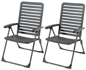 Livarno home Sklápacie kreslo, 2 kusy  (800006423)