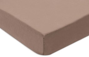 Napínacia plachta 120x60 cm 2 ks Milky Coffee/Ivory