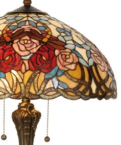 Stolná lampa do obývačky vitráž Ø46*64