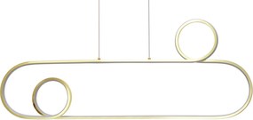Toolight - LED závesné svietidlo APP809-CP GOLD, zlatá, OSW-09850