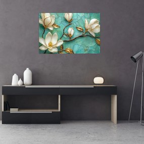 Obraz - 3D magnólia (90x60 cm)