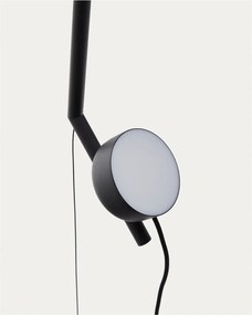 Čierna LED stmievateľná stojacia lampa (výška 339 cm) Orey – Kave Home