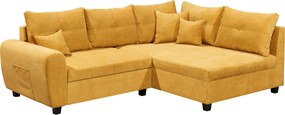 XXXLutz ROHOVÁ SEDAČKA, textil, kompozitné drevo, žltá MID.YOU - Sedačky - 002220035605