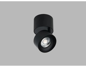 LED 2 Vnútorné naklápacie svietidlo KLIP ON P.7,7 cm čierne