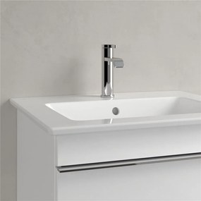 VILLEROY &amp; BOCH Venticello závesné umývadlo s otvorom, s prepadom, 600 x 500 mm, biela alpská, s povrchom CeramicPlus, 412460R1