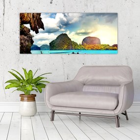 Obraz - Zátoka Phang Nga (120x50 cm)