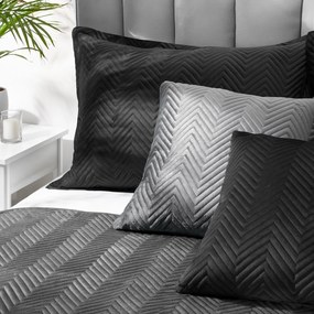 DEKORAČNÁ OBLIEČKA NA VANKÚŠ SOFIA 50X70 CM ČIERNA