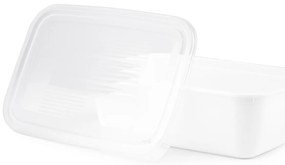 Plastové boxy do mrazničky, Rotho FREEZE, biela, sada 4 x 0,5l (16x11x6)