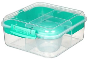 Box na desiatu/obed, 6 priehradiek SISTEMA 1,25 l - mix farieb Farba škatuliek SISTEMA: Zelená