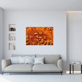 Obraz - Medový plást (90x60 cm)