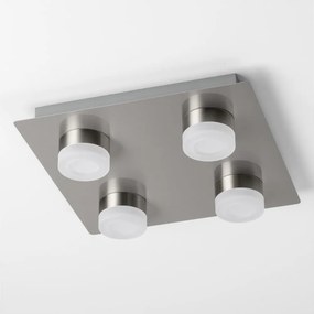 LED Stropné svietidlo 4xLED/4W/230V matný chróm