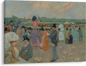 Obraz - Jean-Louis Forain, The Races at Longchamp, reprodukcia (70x50 cm)