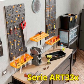 ARTPLAST Veľká nástenná súprava s držiakmi a háčikmi ART332