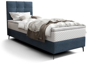 Jednolôžková posteľ 90 cm Infernus Bonell (modrá) (s roštom, s úl. priestorom). Vlastná spoľahlivá doprava až k Vám domov. 1082280