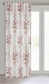 ZÁVES NA PÁSKE POWDERY 140X270 CM KVETY