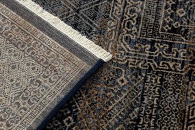 Koberec KESHAN, strapce 1251/53511 zlatý / modrý