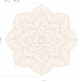 Písková mandala arch 46 x 45 cm