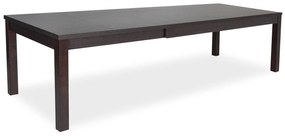 Domov Združenie  KETTY 180R L36 WE - Stôl lamino 180 x 90 + 2 x 45 cm, plat 36mm, wenge