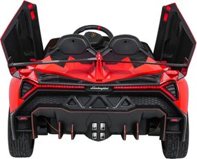 Elektrické autíčko Lamborghini Veneno červené