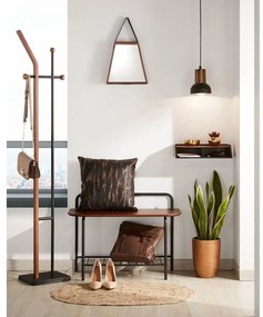 Vešiak v orechovom dekore Kave Home Magali