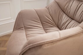 Stolička The Dutch Comfort velvet greige