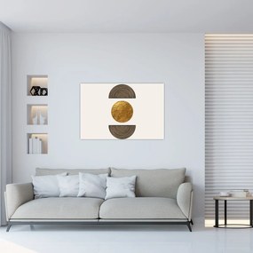 Obraz - Zlatý ornament N⁰1 (90x60 cm)