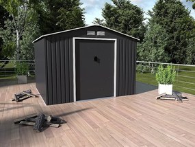 Záhradný domček plocha 213 x 127 cm (šedá)