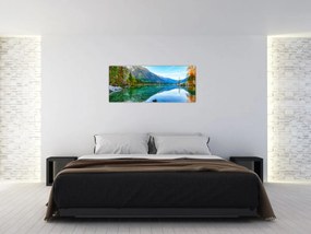 Obraz - Jazero Hintersee (120x50 cm)