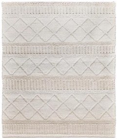 Diamond Carpets koberce Ručne viazaný kusový koberec Geneva DE 7951 White Mix - 200x290 cm