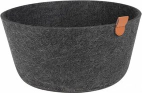 Úložný košík LifeStyle 24 cm, tmavo šedý%