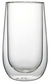 Sada 2 ks skleněných hrnků PETER 300 ml čirá
