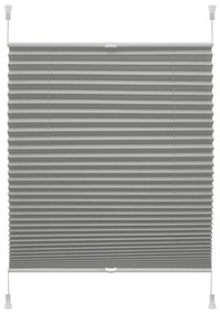 Antracitová roleta 42,5x150 cm Plisé Verona Termo – Gardinia