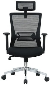 Kancelárska ergonomická stolička Neoseat JENNY — čierna, nosnosť 150 kg
