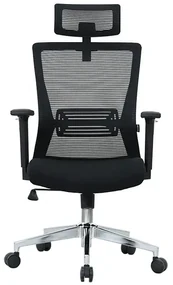 Kancelárska ergonomická stolička Neoseat JENNY — čierna, nosnosť 150 kg