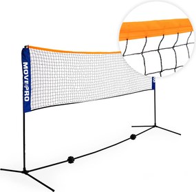 MOVEPRO Univerzálna sieť 3v1 305×140 cm – nastaviteľná, prenosná badminton/volejbal/tenis
