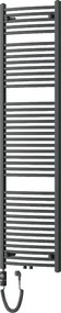 Mexen Ares, elektrické vykurovacie teleso 1800x500 mm + vykurovacia tyč 900 W, antracitová, W102-1800-500-2900-66