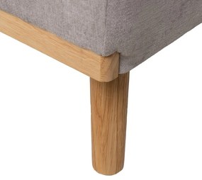 Svetlosivá ženilková rozkladacia pohovka 178 cm – Ixia