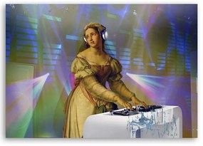 Gario Obraz na plátne Lady DJ - Jose Luis Guerrero Rozmery: 60 x 40 cm
