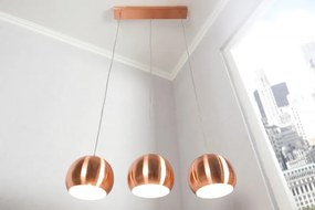 Závesné svietidlo Copper Ball s 3 výškovými nastaveniami
