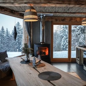 Kratki KOZA/AB/S/2 - Krbové oceľové kachle 10kW 150mm