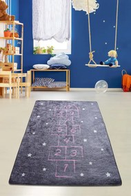 Detský koberec Skákací panák III 140x190 cm sivý