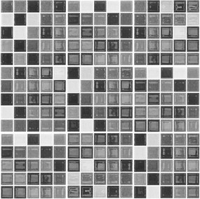 Sada 9 dekoratívnych samolepiek na stenu Ambiance Shade of Grey, 15 × 15 cm