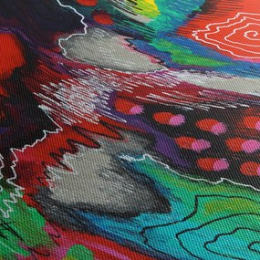 Obraz abstraktné - farby (150x105 cm)