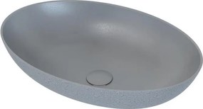 Umývadlo na dosku OLSBORG 60x40,5 cm betón/sivá