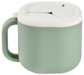 Téglik na desiatu silikónový Sage Green