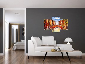 Obraz - Olejomaľba mesta III. (90x60 cm)