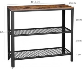 Konzolový stolík VASAGLE LNT81BX