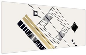 Obraz - Geometrické tvary N⁰6 (120x50 cm)